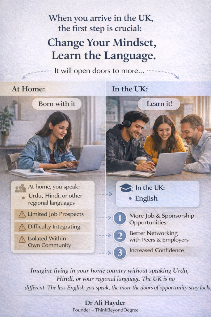 International Students in the UK: If You Don’t Learn English, Your Job Opportunities Will Shrink learn english